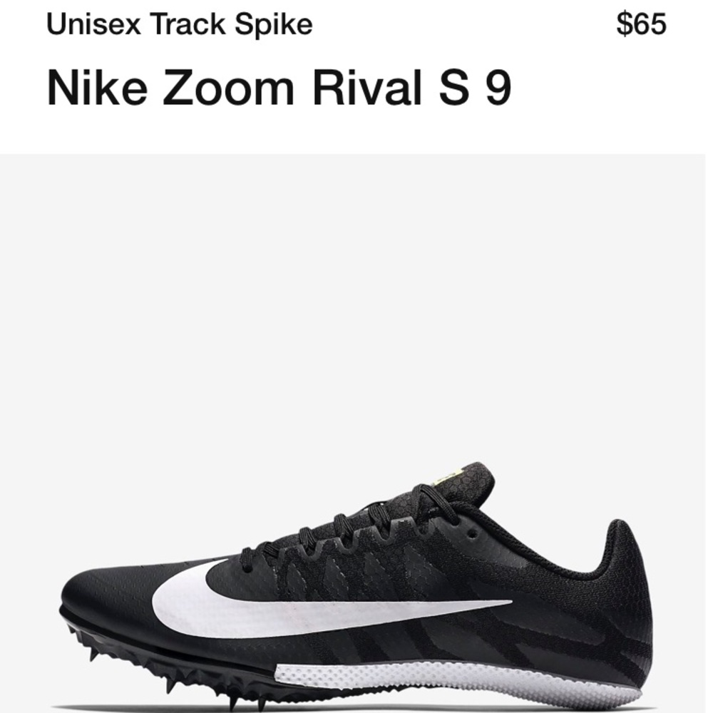 Nike Men’s Track & Field Shoes; Size 12
